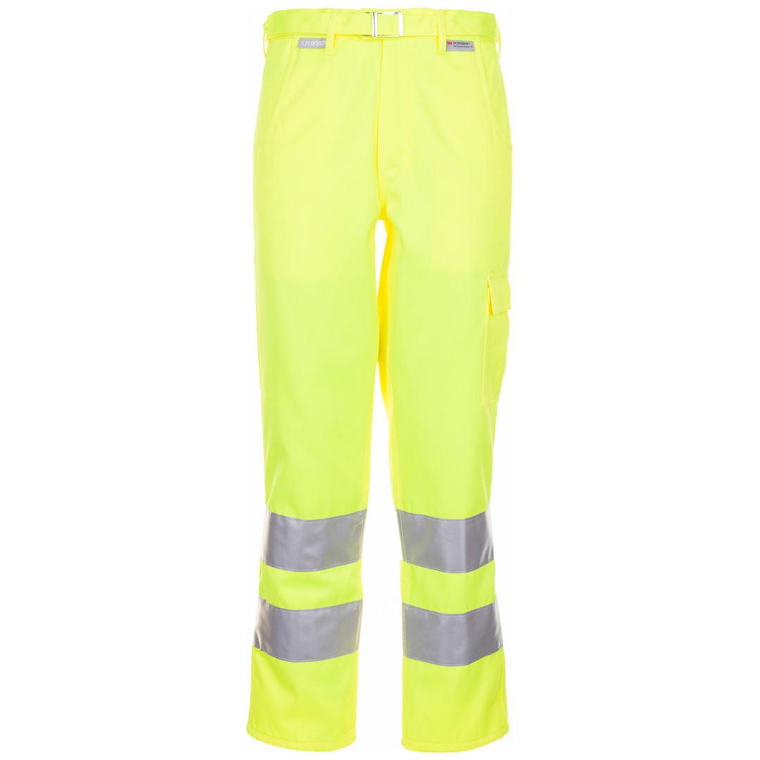 Planam Warnschutz Bundhose Gr. 52 gelb