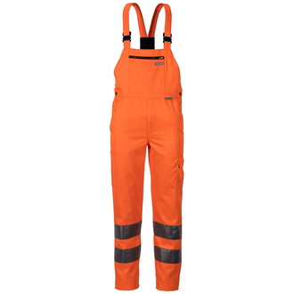 Planam Warnschutz Latzhose uni Gr. 24 orange