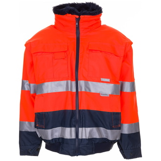 Planam Warnschutz Comfortjacke 2046 Gr. 2XL orange/marine