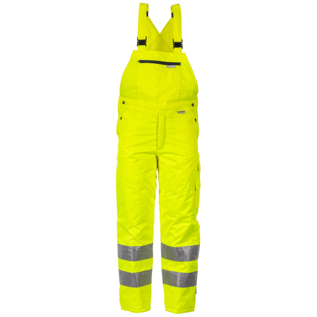 Planam Warnschutz Winterlatzhose uni Gr. 3XL gelb