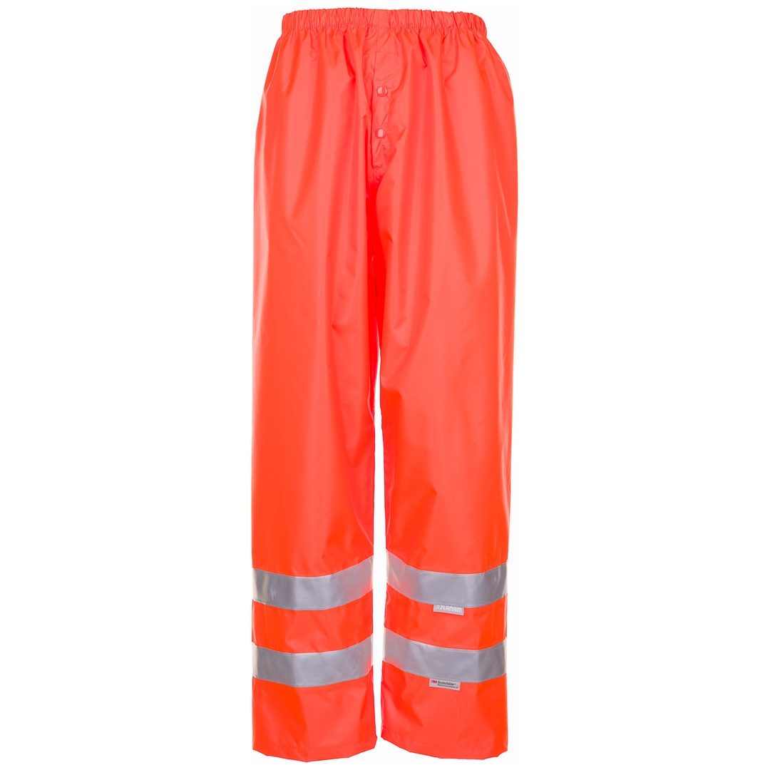 Planam Warnregenhose wasserdicht Gr. XL orange
