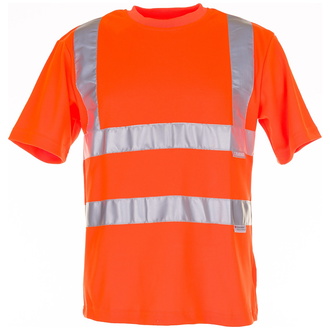 Planam Warnschutz T-Shirt uni Gr. S orange