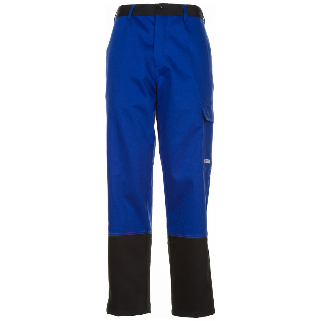 Planam Schweißer-Bundhose Weld Shield 5521 Gr. 58 kornblau/schwarz