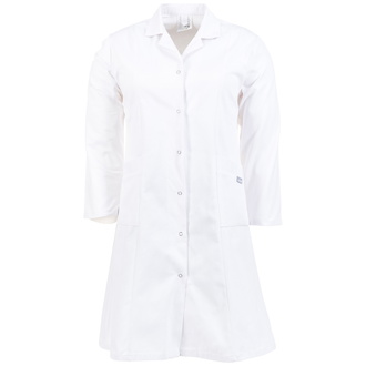 Planam Berufsmantel Baumwolle langarm, Damen Gr. 44 reinweiß