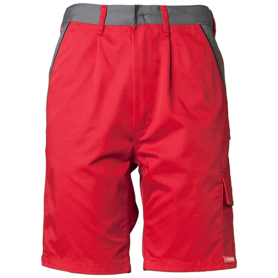 Planam Shorts Highline Gr. 4XL rot/schiefer/schwarz