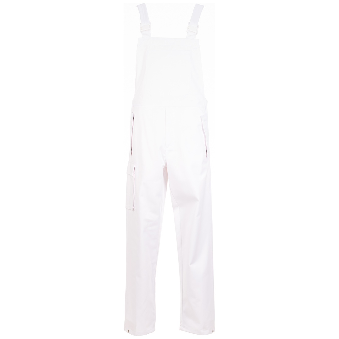 Planam Latzhose Gastro Herren 5340 Gr. 54 reinweiß
