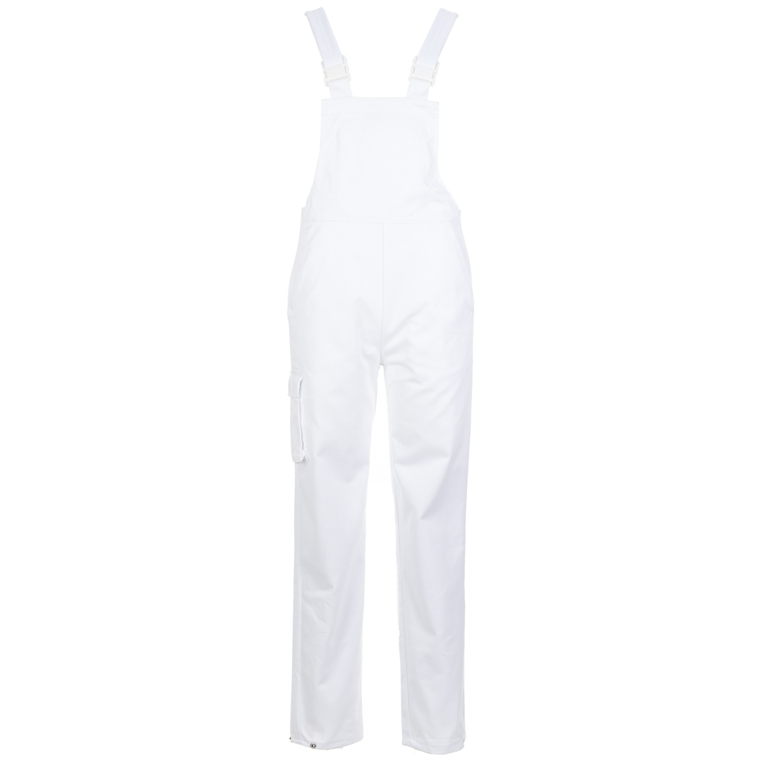 Planam Latzhose Gastro Damen 5341 Gr. 48 reinweiß