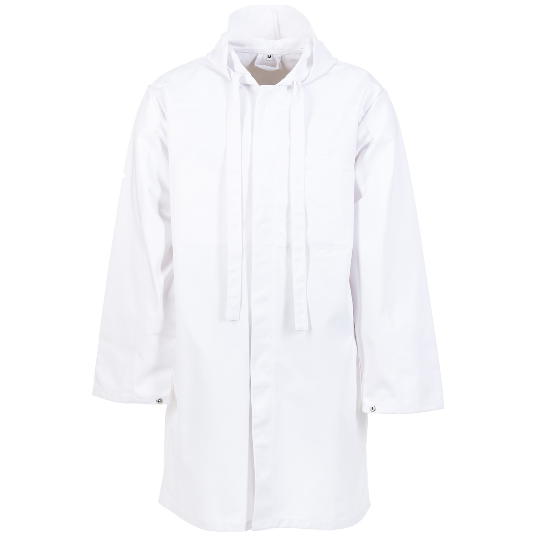 Planam Fleischträgermantel Herren 5390 Gr. L reinweiß