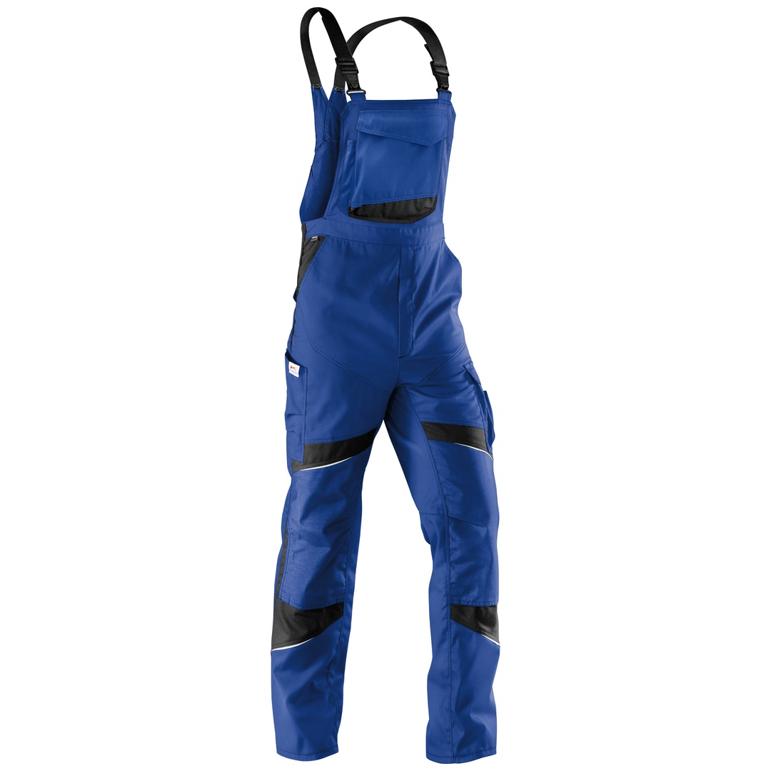 Herren Latzhose Kübler ActiviQ high Gr. 60 kornblau/schwarz