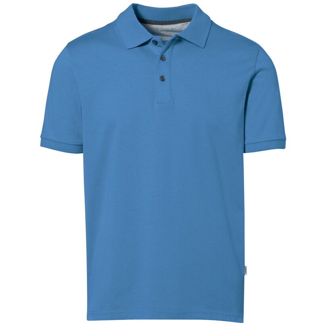 Hakro Herren Poloshirt Cotton-Tec #814 Gr. L malibublau