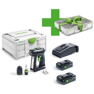 Festool Akku-Bohrschrauber C 18 HPC 4,0 I-Plus Organizer Edition