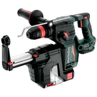 Metabo Akku-Kombihammer KH 18 LTX BL 24 Q Set ISA, incl. Staubabsaugung, Zubehör, metaBOX