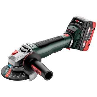 Metabo Akku-Winkelschleifer WPB 18 LT BL 11-125 Quick, metaBOX 165 L, 18V 2x5.5Ah LiHD + ASC 145