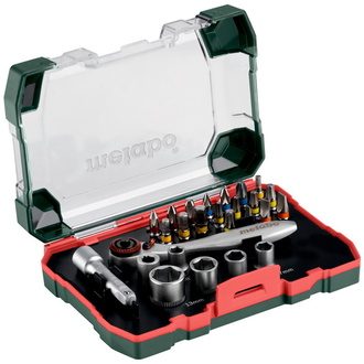 Metabo Bit- und Ratschen-Box SP 26-tlg.