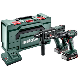 Metabo Akku Combo Set 2.3.4 18 V, SB 18 + KH 18 LTX 24, metaBOX 165 L