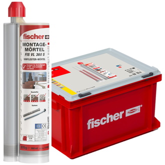 Fischer Aktion Montagemörtel-Koffer FIS VL 360 S HWK gr (20 Kartuschen)