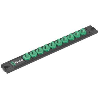 Wera 9600 Nuss-Magnetleiste, 1/4", unbestückt, 30 x 270 mm