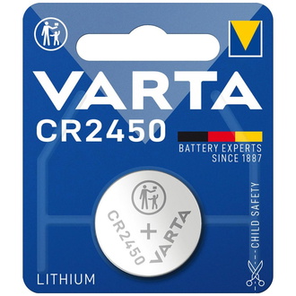 VARTA Electronics LithiumCR 2450, 3V, 1 Blister