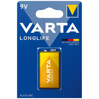 VARTA Batterie LONGLIFE 9V E-Block, 1-er Bli.