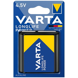 VARTA Batterie LONGLIFE Power Flachbatterie, HIGH ENERGY Normal 1er Blister