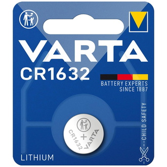 VARTA Knopfzelle Electr. CR1632140mAh