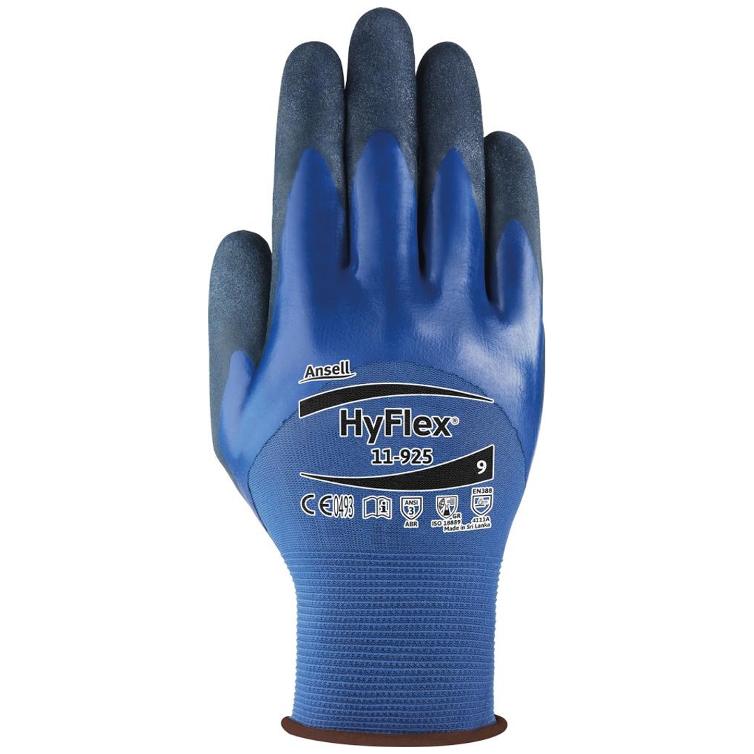 Ansell Montagehandschuh Hyflex 11-925, Gr. 7 blau
