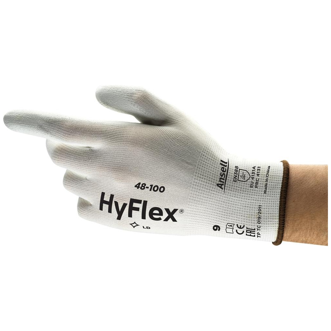 Ansell Montagehandschuh HyFlex 48-100, Gr. 10 weiß