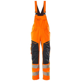 Mascot Warnschutz Latzhose 19569-236-14010 Gr. 82C48 hi-vis orange/schwarzblau