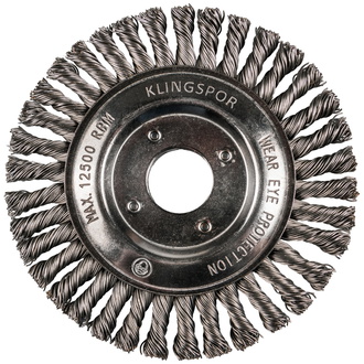 Klingspor BRP 600 Z Pipelinebürste gez. einreihig Anzahl Reihen 1, 115 x 6 x 22,23 mm 0,5 Stahl