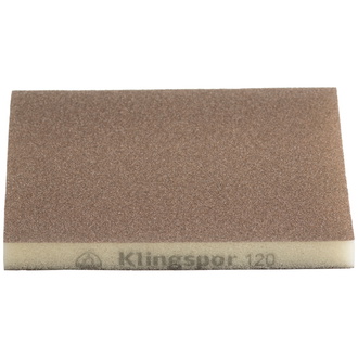 Klingspor SW 501 Schleifschwämme, Korund Korn 120 96 x 123 x 12,5 mm