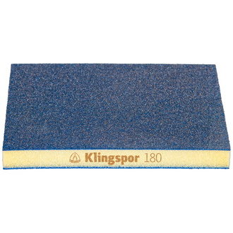 Klingspor SW 501 TR Schleifschwämme, Korund Korn 180 96 x 123 x 12,5 mm