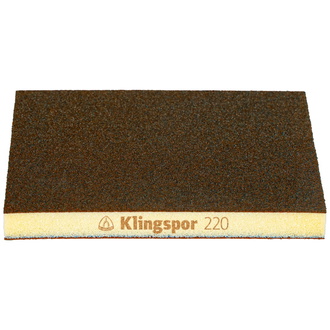 Klingspor SW 501 TR Schleifschwämme, Korund Korn 220 96 x 123 x 12,5 mm