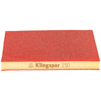 Klingspor SW 501 TR Schleifschwämme, Korund Korn 150 96 x 123 x 12,5 mm