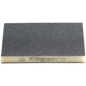 Klingspor SW 502 Schleifschwämme, Siliziumkarbid Korn 120 96 x 123 x 12,5 mm