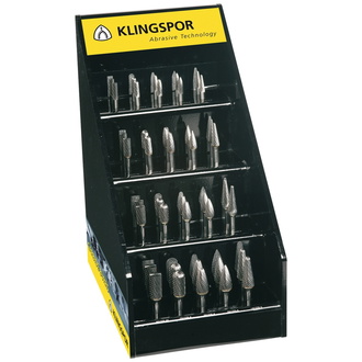 Klingspor HF 100-A Fräser/Kernbohrer/ Set, 6 mm Kreuzverzahnung