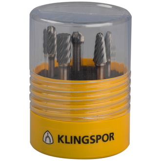 Klingspor HF100INOX Fräser/Kernbohrer/ Set, 9,6 x 6 mm Spezialverzahnung Inox