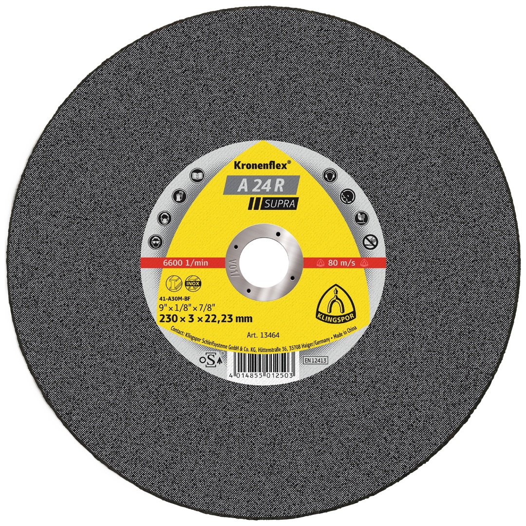Klingspor A 24 R Trennscheiben 180 x 3,5 x 22,23 mm gekröpft