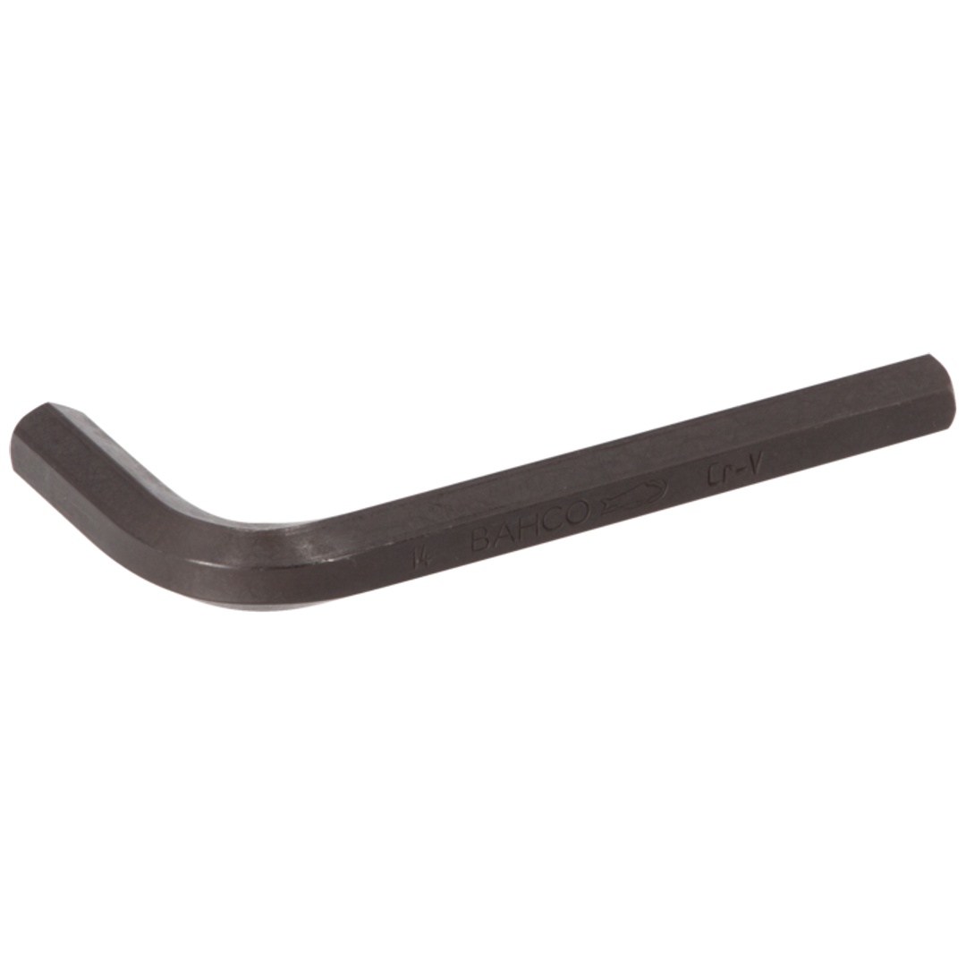 Bahco Sechskant-Winkelschraubendreher, metrisch, phosphatiert, 2,5 x 59 mm