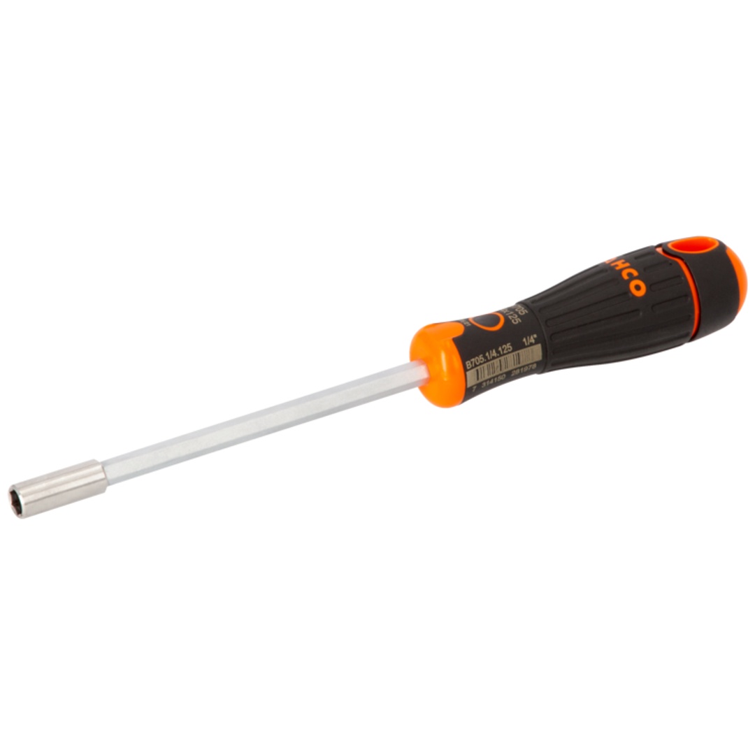 Bahco 1/4 Magnetischer Bithalter, 125 mm, Einzelhandelsverpackung