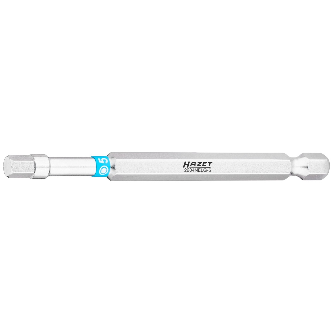 Hazet Bit 1/4 (6,3 mm) Sechskant massiv, Innen Sechskant Profil, SW 5 mm