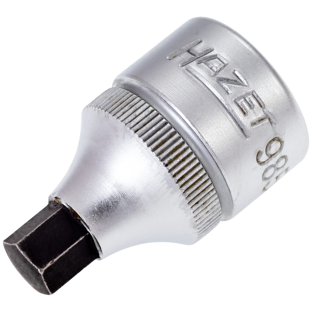 Hazet Schraubendreher-Steckschlüsseleinsatz 985-8, 1/2 (12,5 mm) Vierkant hohl, Innen Sechskant Profil, SW 8 mm