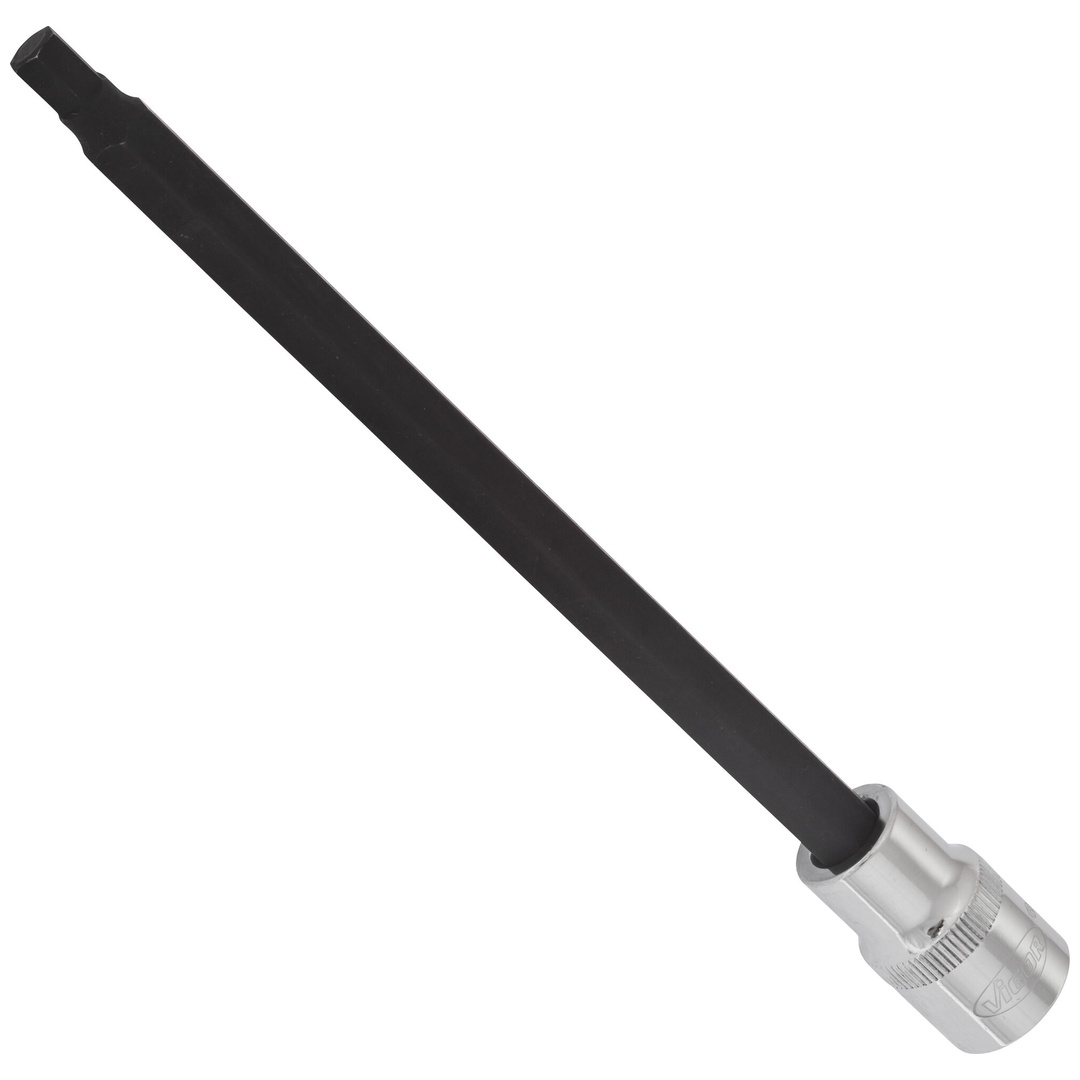 VIGOR Schraubendrehereinsatz, V2089, 1/2 (12,5 mm) Vierkant hohl, Innen Sechskant Profil, SW 7 mm