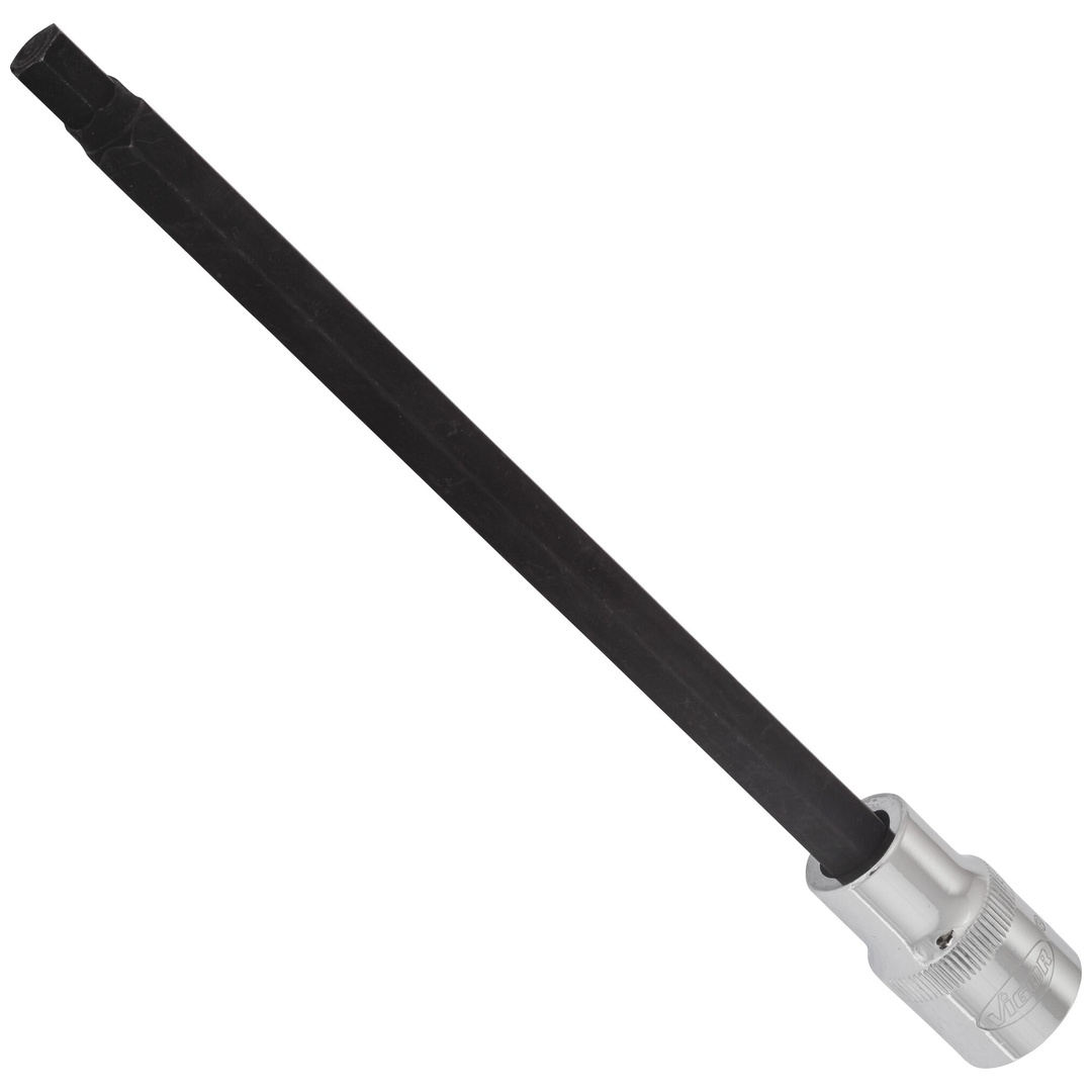 VIGOR Schraubendrehereinsatz, V2090, 1/2 (12,5 mm) Vierkant hohl, Innen Sechskant Profil, SW 8 mm