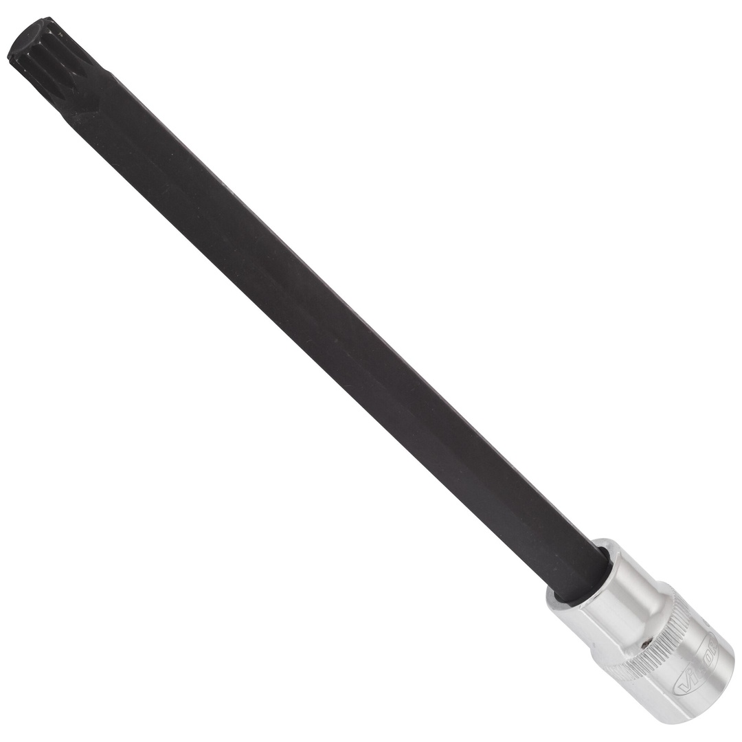 VIGOR Schraubendrehereinsatz, V2135, 1/2 (12,5 mm) Vierkant hohl, Innen Vielzahn Profil XZN, SW M12