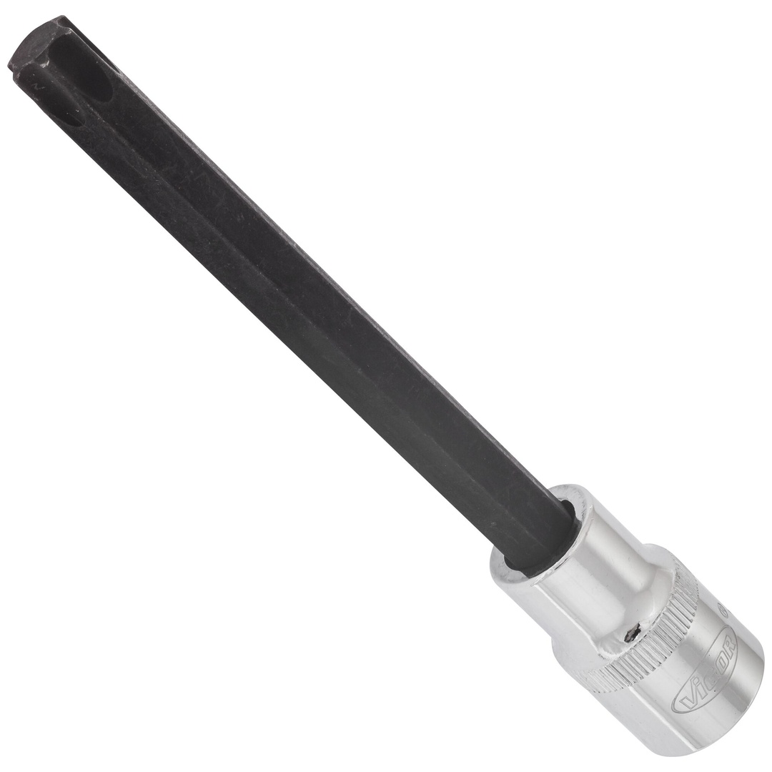 VIGOR Schraubendrehereinsatz, V2176, 1/2 (12,5 mm) Vierkant hohl, Innen TX Profil, SW T55