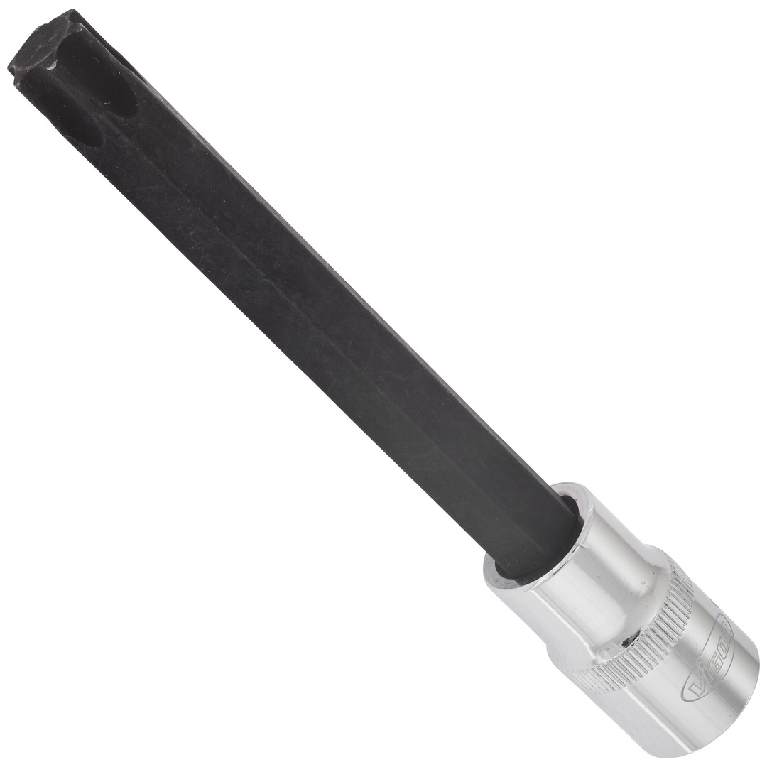 VIGOR Schraubendrehereinsatz, V2177, 1/2 (12,5 mm) Vierkant hohl, Innen TX Profil, SW T60
