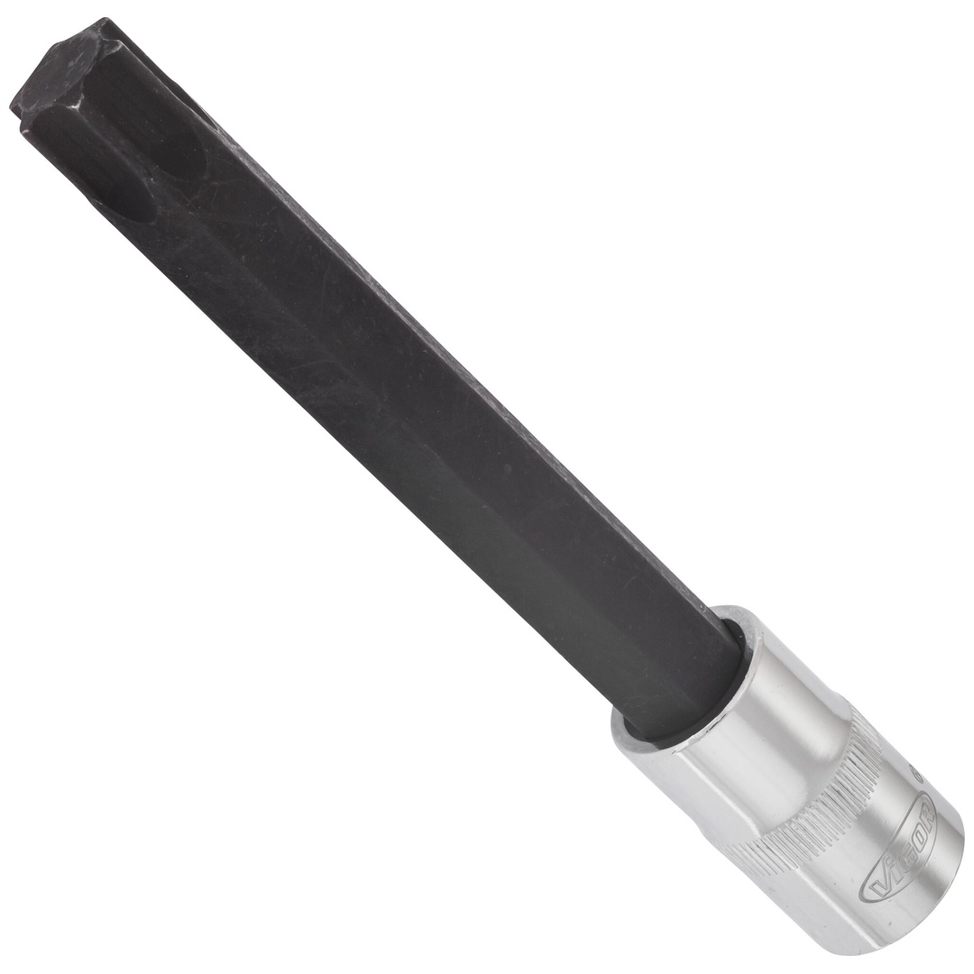 VIGOR Schraubendrehereinsatz, V2178, 1/2 (12,5 mm) Vierkant hohl, Innen TX Profil, SW T70