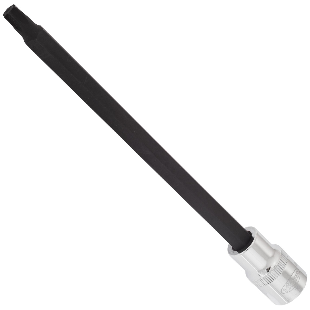 VIGOR Schraubendrehereinsatz, V2180, 1/2 (12,5 mm) Vierkant hohl, Innen TX Profil, SW T45