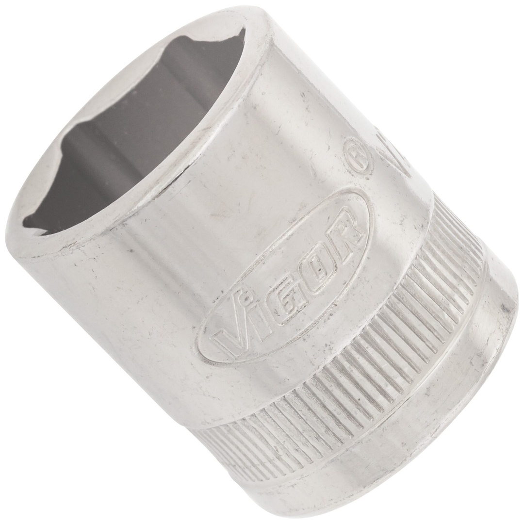 VIGOR Steckschlüsseleinsatz, 3/8 (10 mm) Vierkant hohl, Außen Sechskant Profil, SW 16 mm