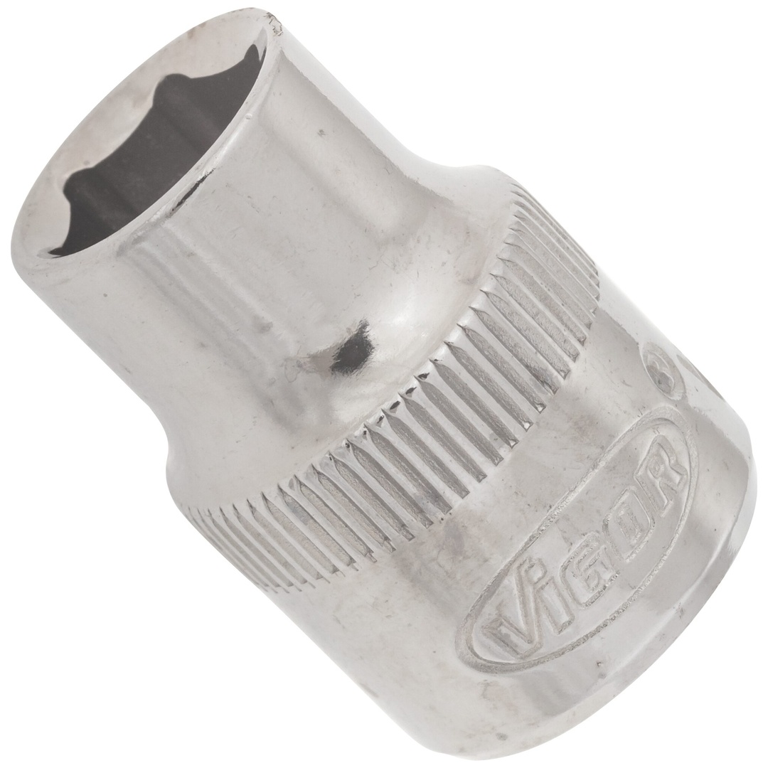 VIGOR Steckschlüsseleinsatz, 3/8 (10 mm) Vierkant hohl, Außen Sechskant Profil, SW 9 mm